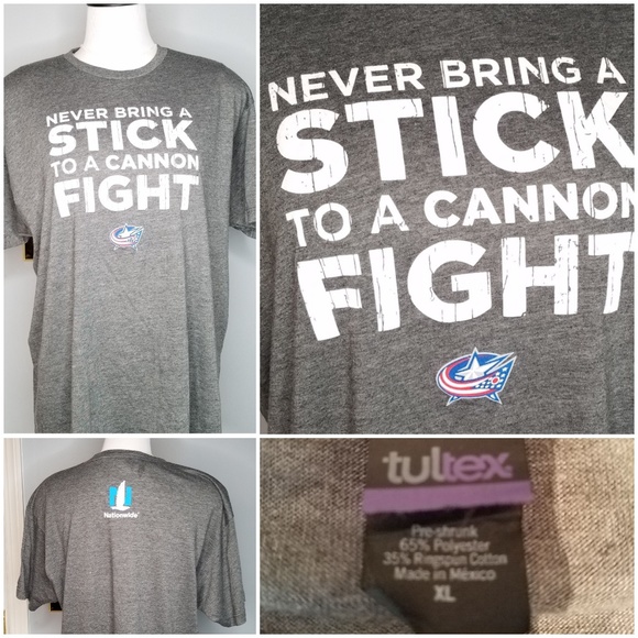 blue jackets cannon shirt